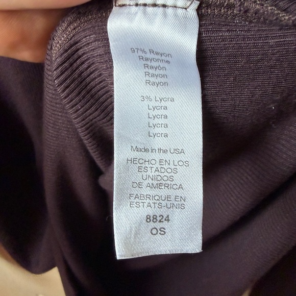 Michael Stars Women’s 2X1 Ribbed One Size Turtleneck - Picture 5 of 7